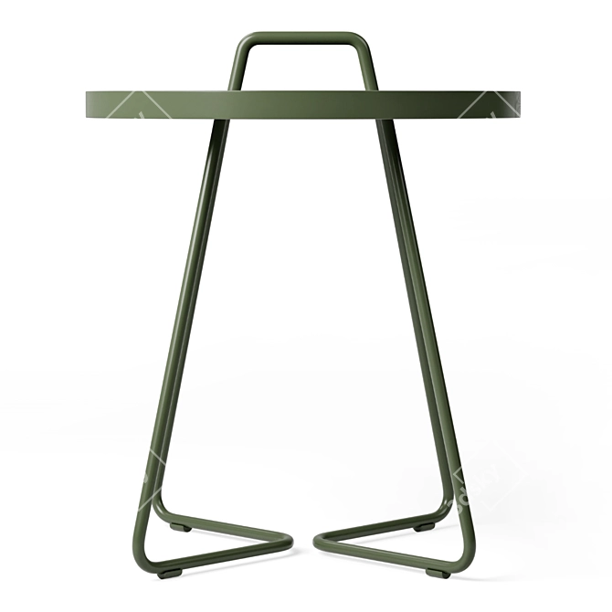 Portable Tray-Top Side Table 3D model image 3