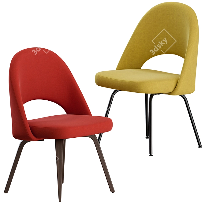 Elegant Saarinen Chair: Classic Design 3D model image 1