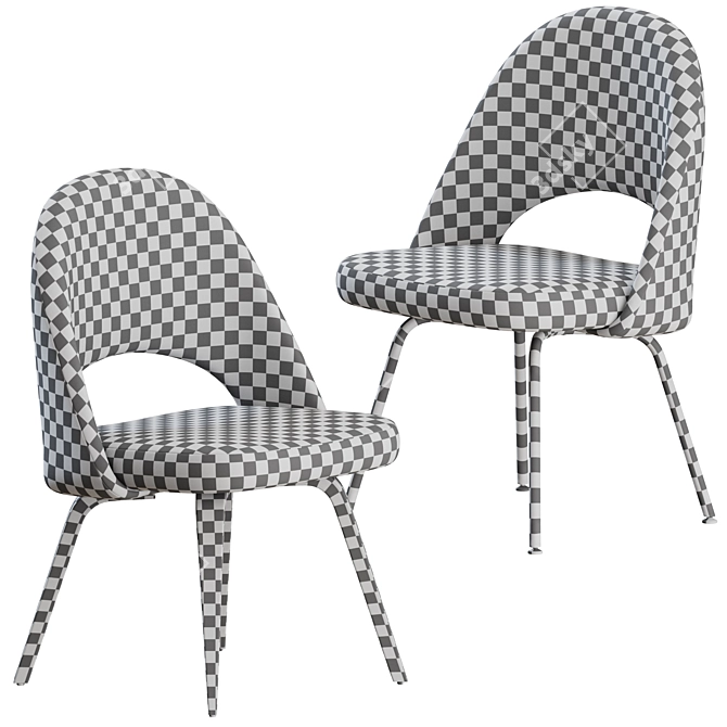 Elegant Saarinen Chair: Classic Design 3D model image 3