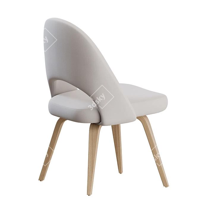 Elegant Saarinen Chair: Classic Design 3D model image 5