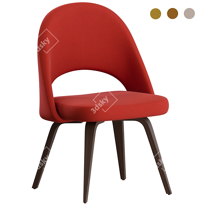 Elegant Saarinen Chair: Classic Design 3D model image 6