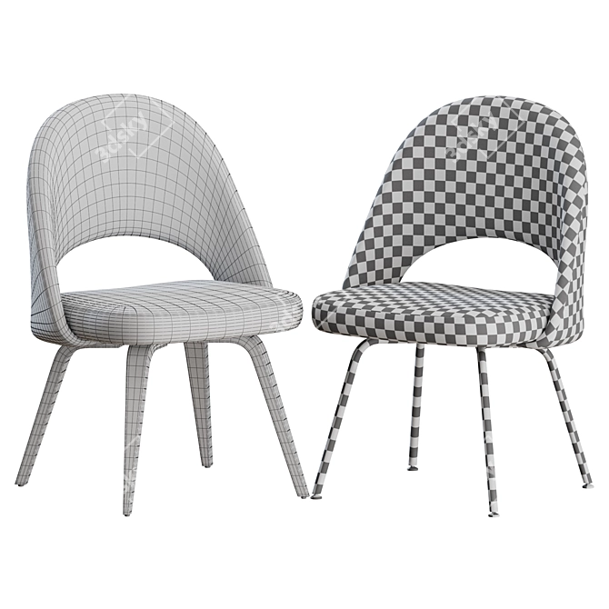 Elegant Saarinen Chair: Classic Design 3D model image 10