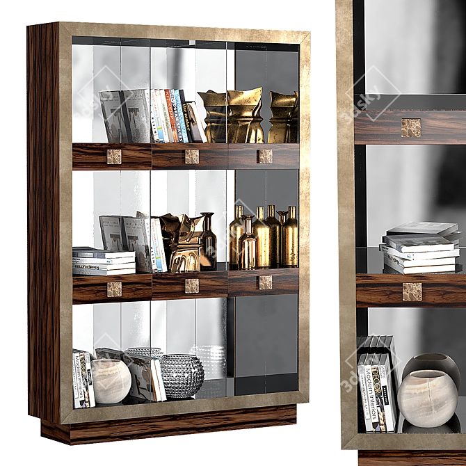 Elegant Emily by Longhi: Modern Italian Display Cabinet 3D model image 1