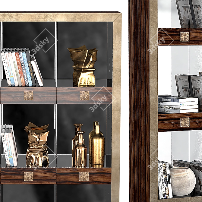 Elegant Emily by Longhi: Modern Italian Display Cabinet 3D model image 4