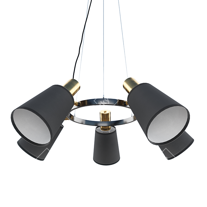 Elegant Marcus Chandelier - 3638/5 3D model image 5