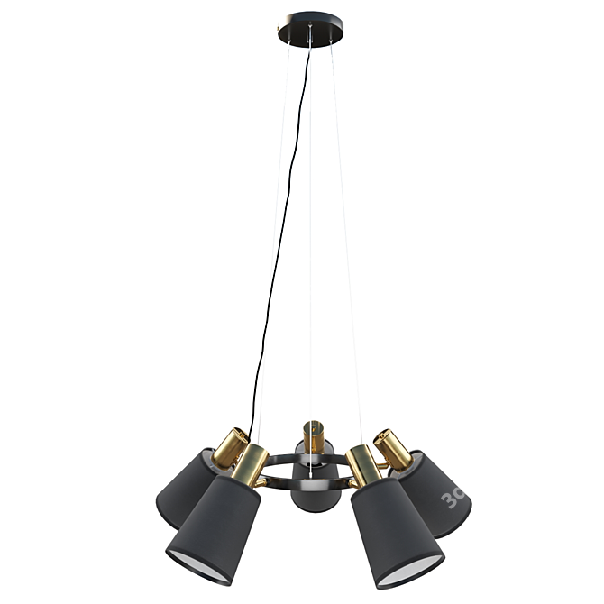 Elegant Marcus Chandelier - 3638/5 3D model image 6