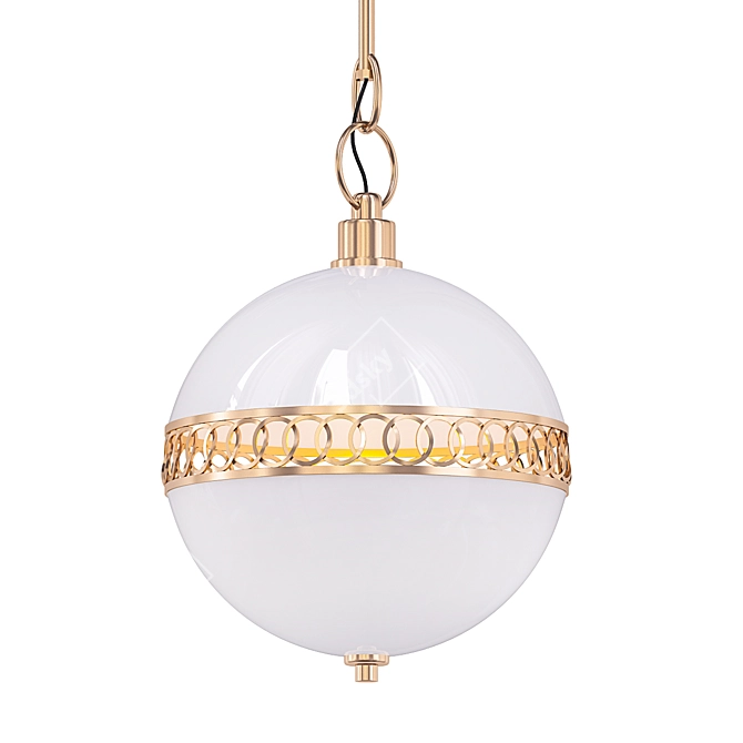Elegant Hendricks Pendant 3D model image 1