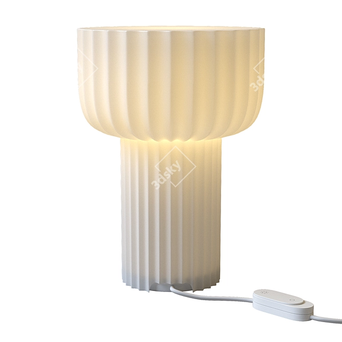 Modern Word Table Light: Sleek Design for Illuminating Spaces 3D model image 1