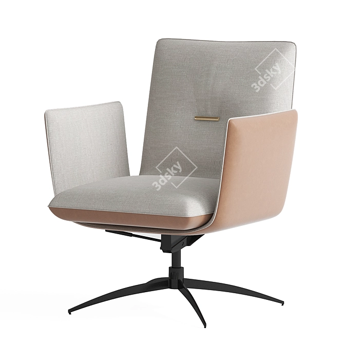 Relaxation Station: Stylish & Comfortable 3D model image 1