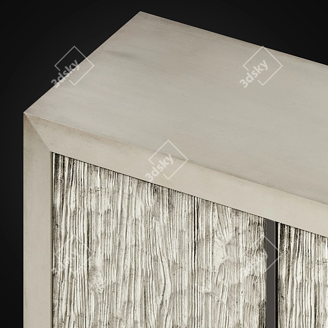 Modern Melange Claydon Credenza 3D model image 2