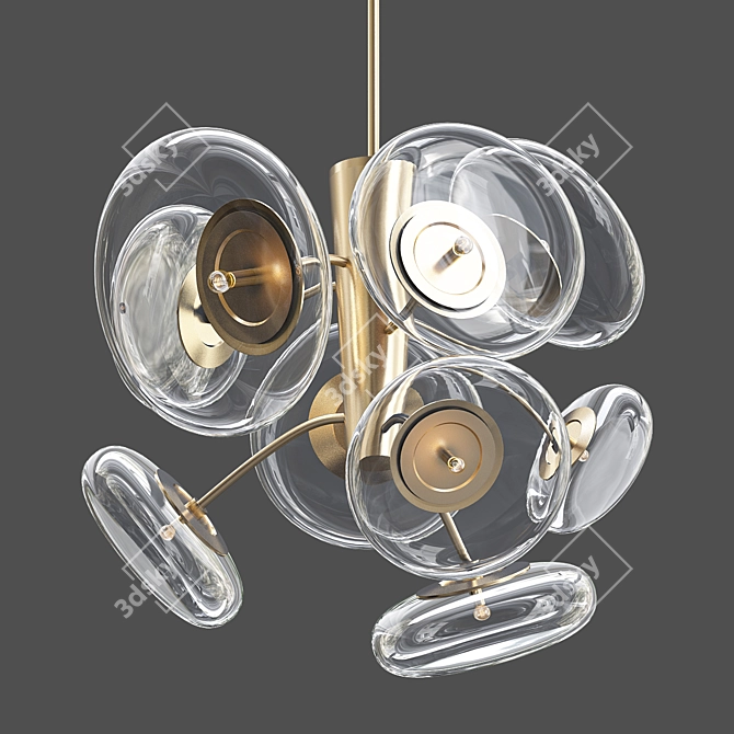 Elegance in Motion: Opera Pendant 3D model image 1