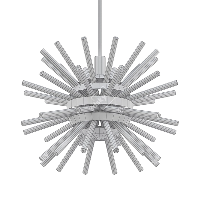 Crystal Radiance Sputnik Chandelier 3D model image 2