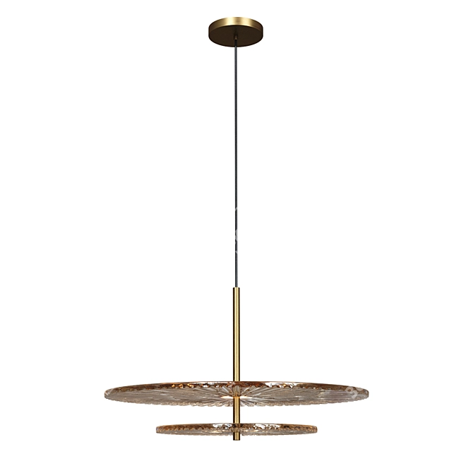Elegant Agapi Pendant Lamp - D35 x 19 cm 3D model image 3