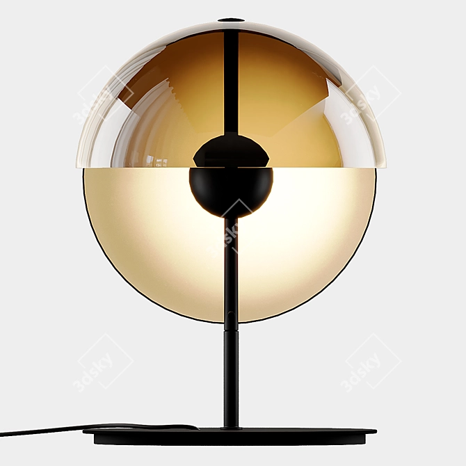 Theia M LED: Elegant Table Lamp 3D model image 2