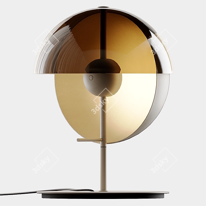 Theia M LED: Elegant Table Lamp 3D model image 4