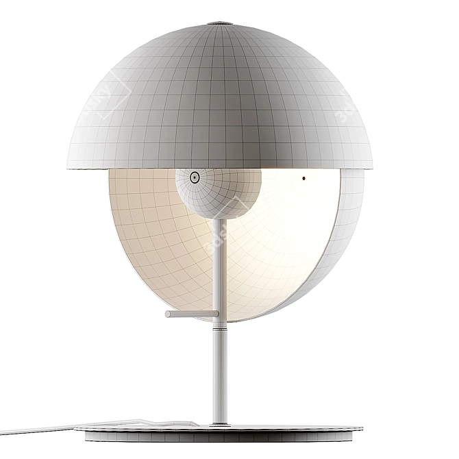 Theia M LED: Elegant Table Lamp 3D model image 5