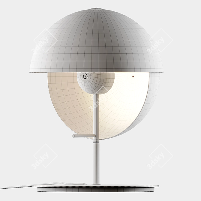 Theia M LED: Elegant Table Lamp 3D model image 6