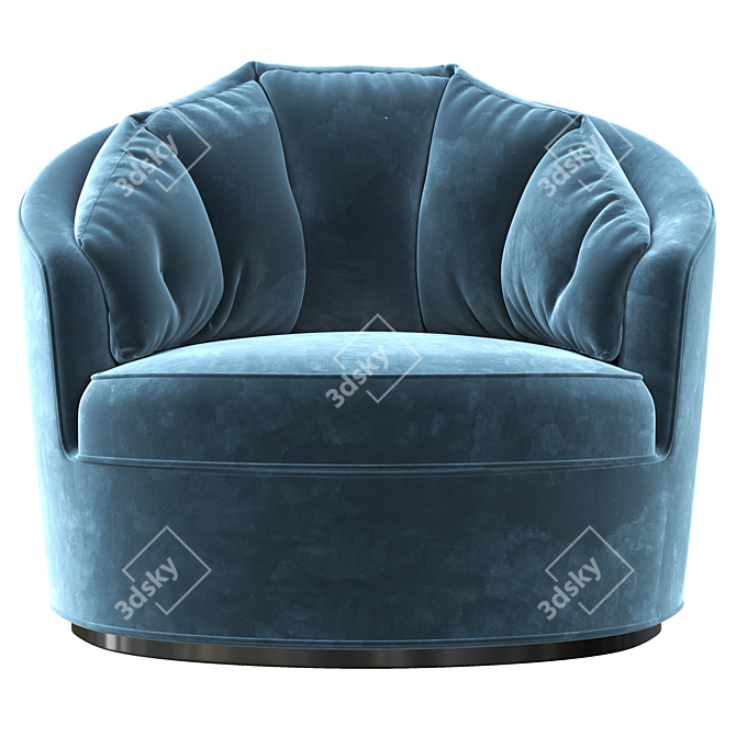 Eichholtz Recla Cameron Faded Blue 3D model image 2