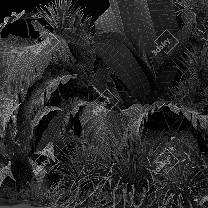 Variety of Plants: Collection 445 3D model image 5