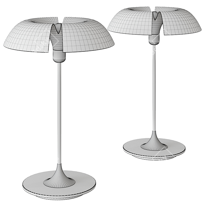 Modern Danish Design Cycnus Table Lamp 3D model image 2