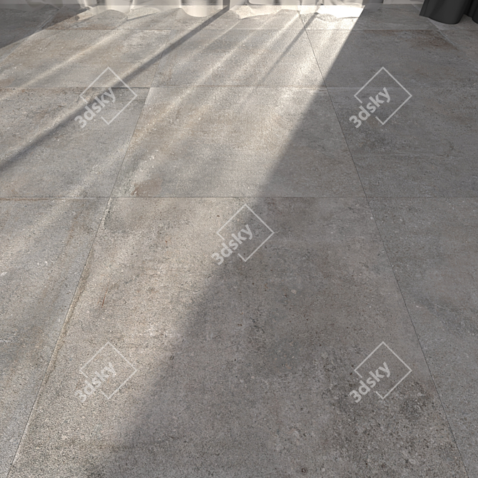 Retour Fog 60x60: Multi-Texture Floor 3D model image 1