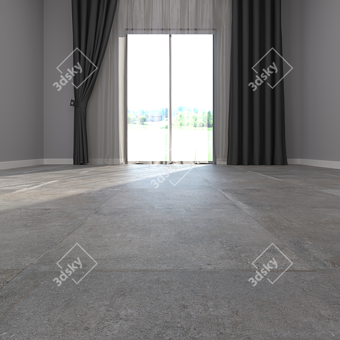 Retour Fog 60x60: Multi-Texture Floor 3D model image 2