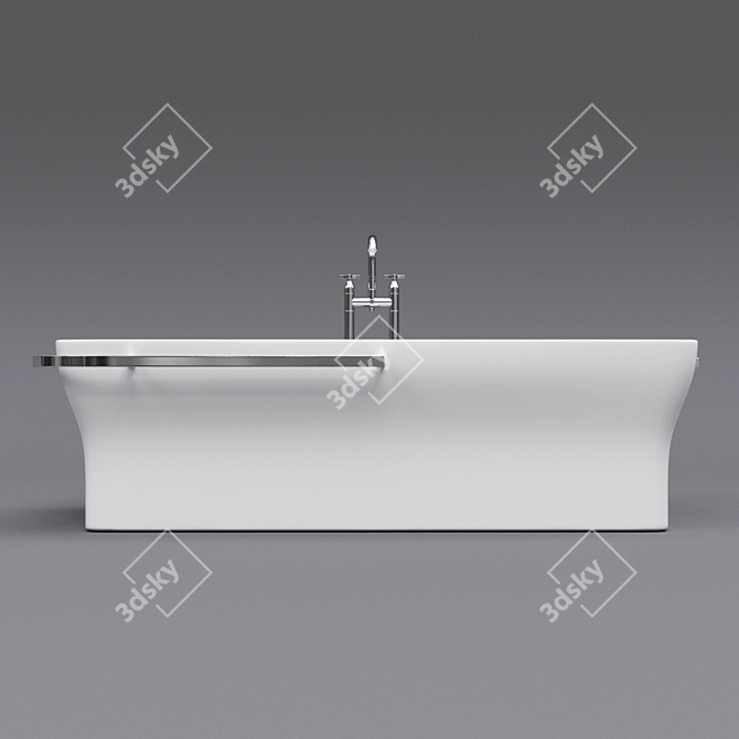 Agape Memory Novecento Freestanding Bathtub 3D model image 4