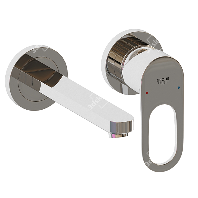 Clever & Grohe Mixer Set 3D model image 4