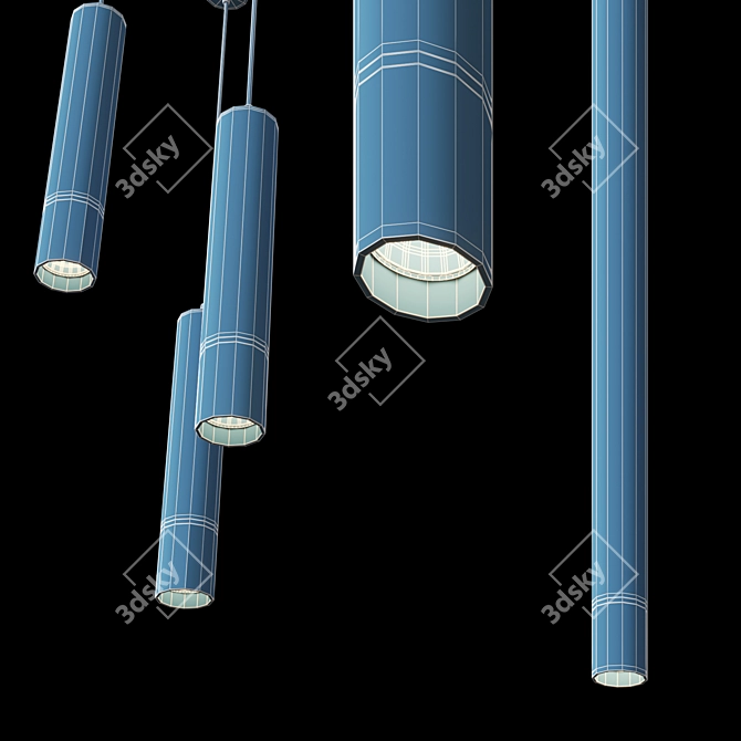 Sleek Crux & Crux Long Lamps 3D model image 4