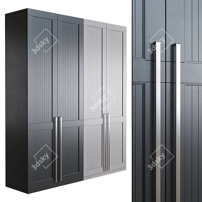 Modern Wardrobe MY 43 3D model image 1