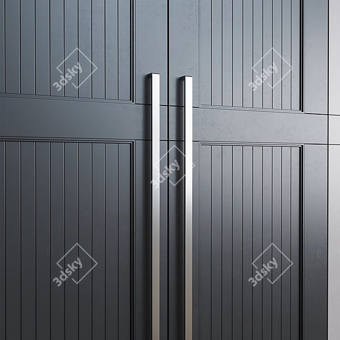 Modern Wardrobe MY 43 3D model image 3