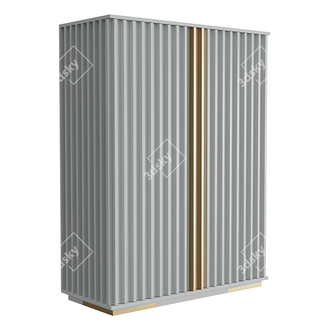 Elegance Relevo Cabinet 3D model image 2