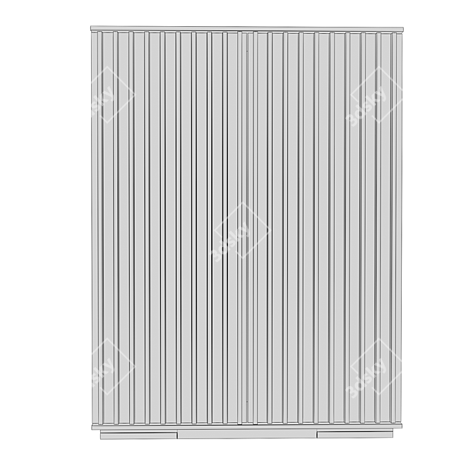 Elegance Relevo Cabinet 3D model image 3