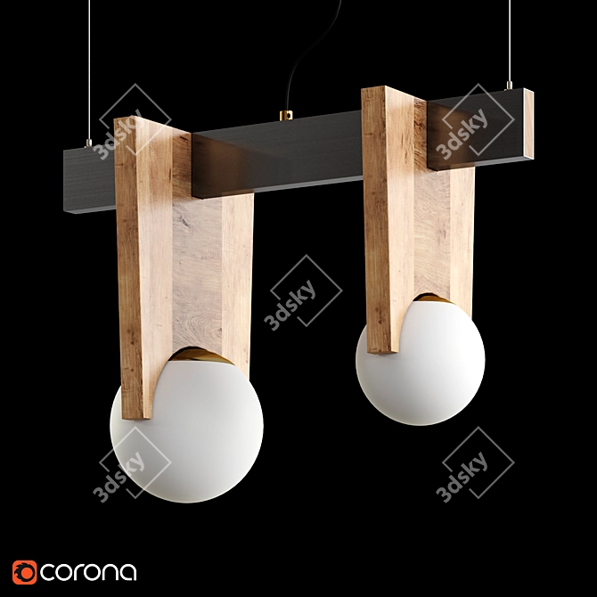 Versatile Hanging Lamp: Juliette.SD 3D model image 2