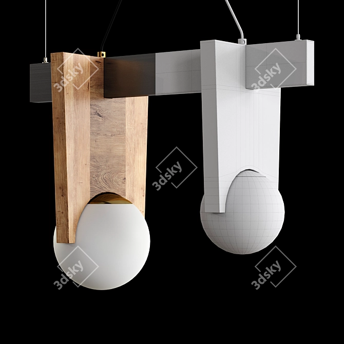 Versatile Hanging Lamp: Juliette.SD 3D model image 4