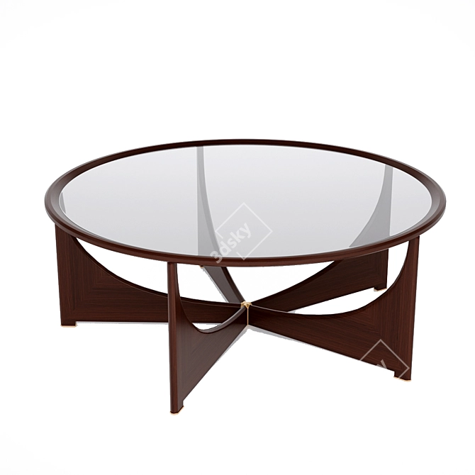 Elegant Dana Small Coffee Table 3D model image 1