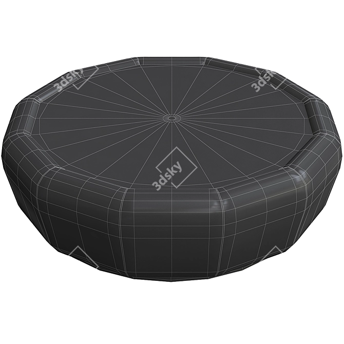 Luxxu Darian Center & Side Tables - Elegant Living Room Furniture 3D model image 2