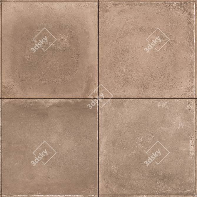 Flaviker Backstage Spicy 60x60 - Versatile Multi-Texture Floor 3D model image 2