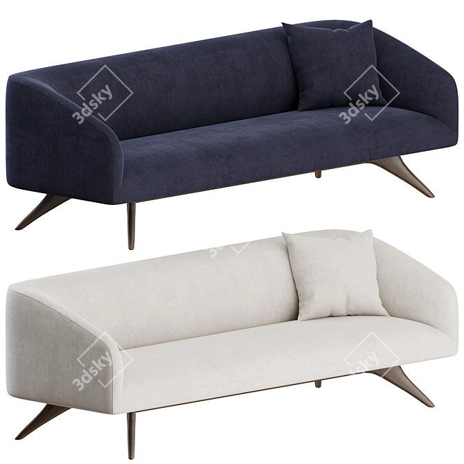 1955 Design Fifth Avenue Sofa 3D model image 2