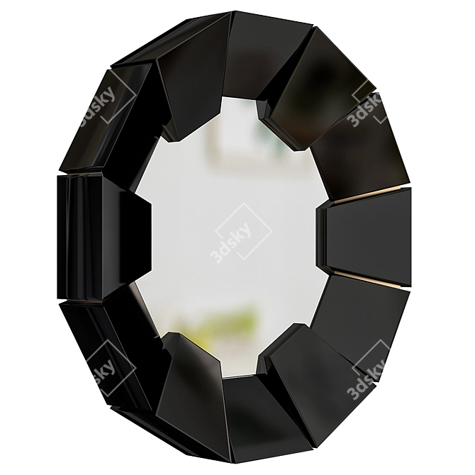 Luxxu Darian Black Mirror - Elegant and Modern 3D model image 3