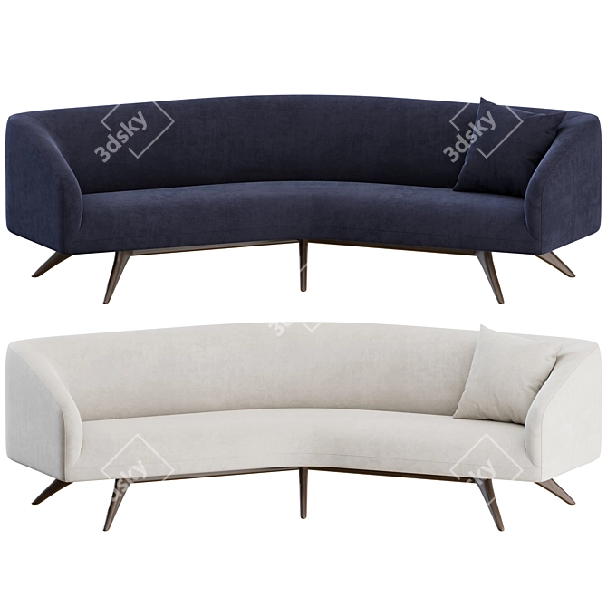 Vladimir Kagan Fifth Avenue Sofa 3D model image 4