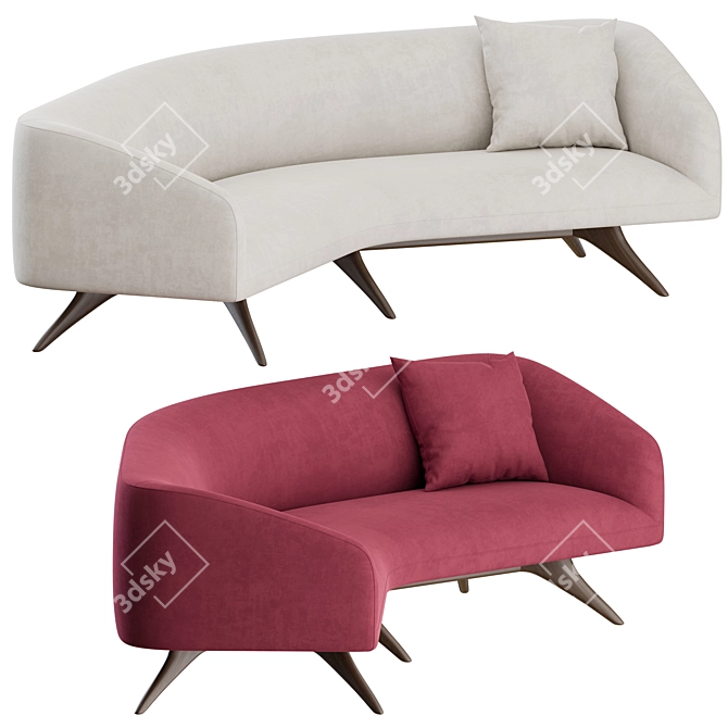 Vladimir Kagan Fifth Avenue Sofa 3D model image 5