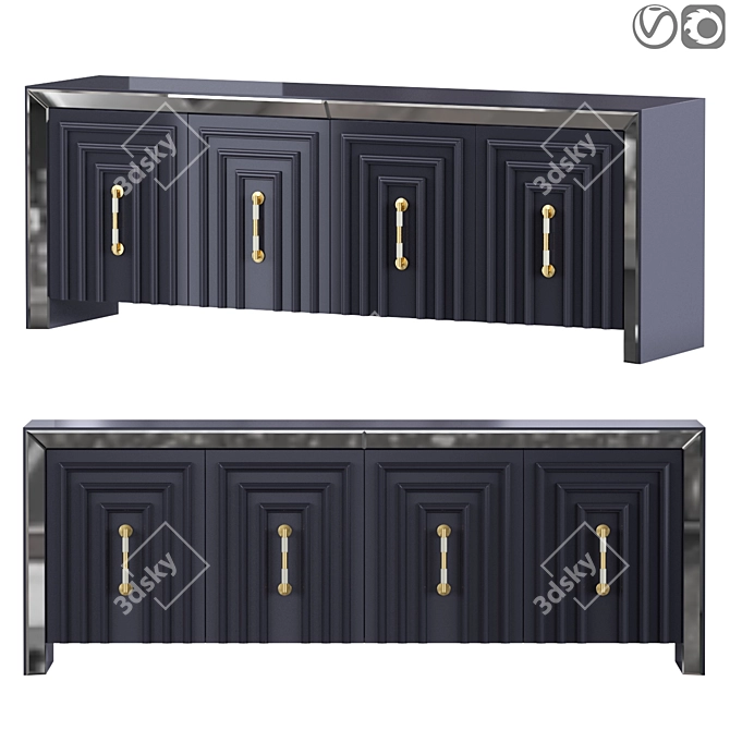 Ryohome Tumb 01: Versatile & Stylish Storage 3D model image 1