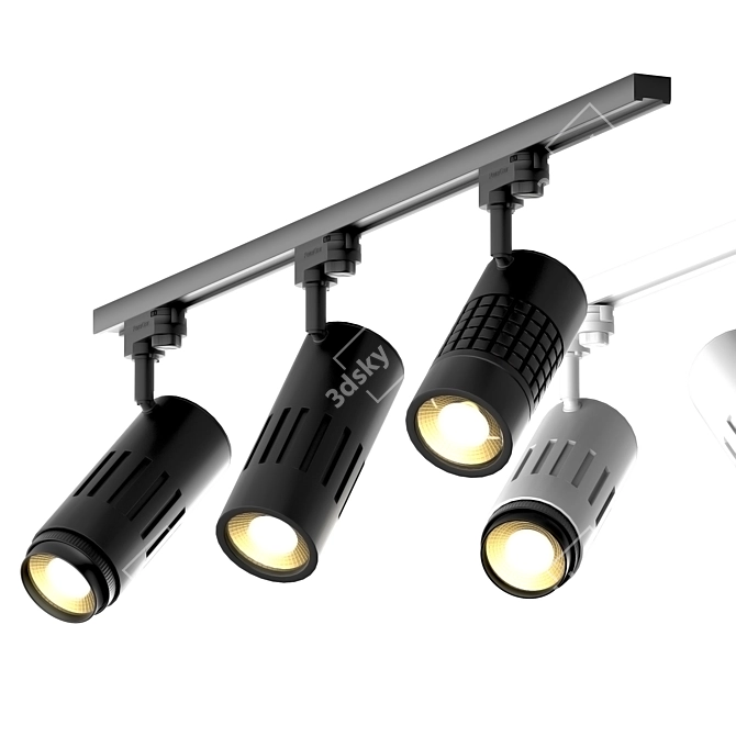 Adjustable Angle LED Lamps by SLV 3D model image 3