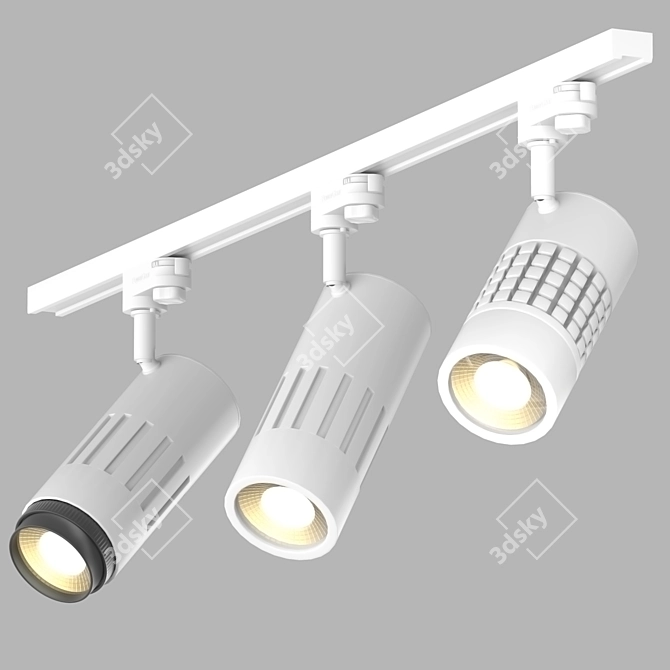 Adjustable Angle LED Lamps by SLV 3D model image 6