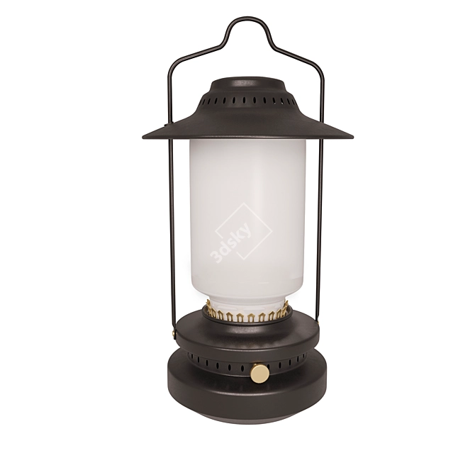 Modern Adjustable LED Table Lamp 3D model image 1