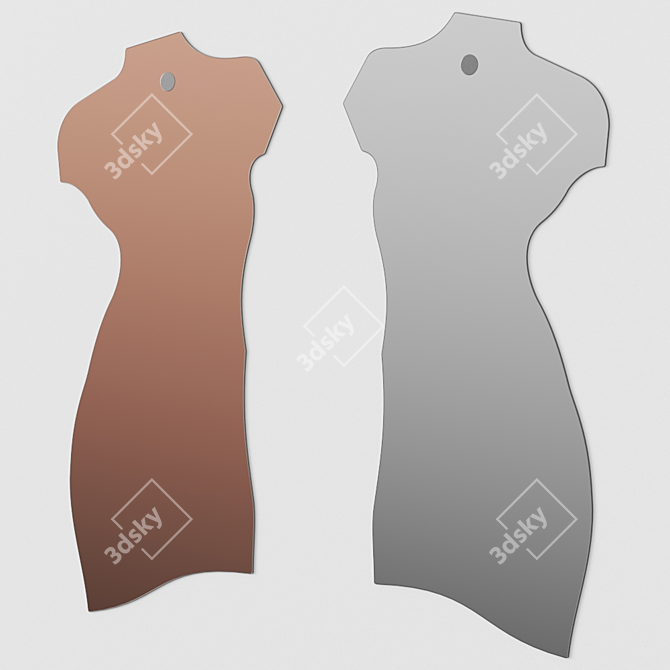 Zanotta Mirror Milo - Italian Design 3D model image 1