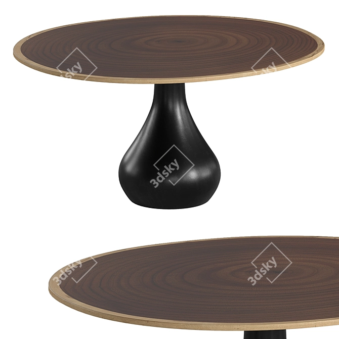Bora Bora Bistrot Table: Elegant and Functional 3D model image 1