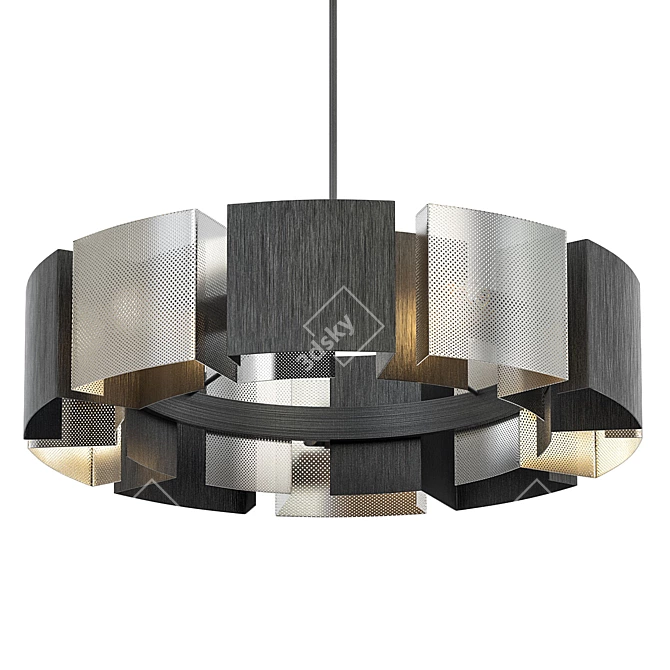 Lomye TTJ-8154 Art Deco 3D model image 1