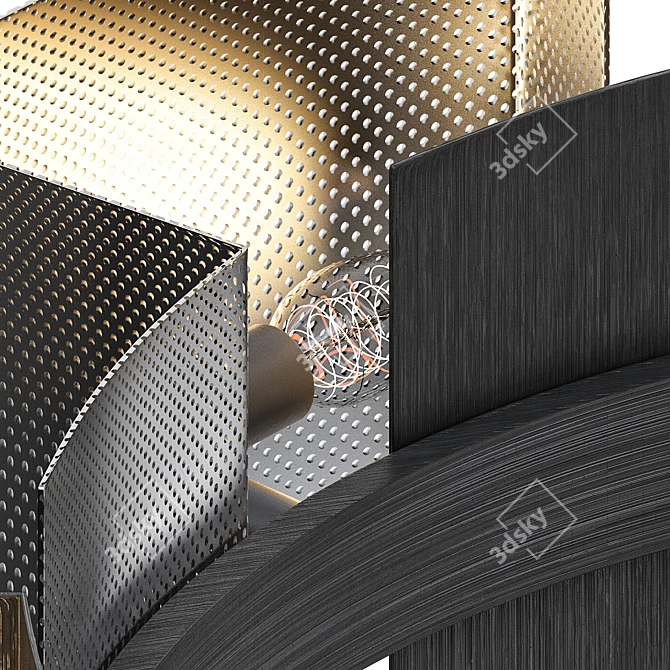 Lomye TTJ-8154 Art Deco 3D model image 2